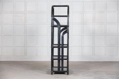 Large Black French Reeded Etagere - 2700745