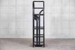 Large Black French Reeded Etagere - 2700749