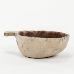Large Bleached Swedish Lapland Ale Bowl with Handle - 3290497
