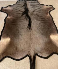 Large Blue Wildebeest Antelope Carpet Rug from Kenya British Colonial Era - 3256268
