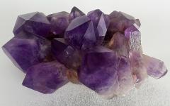 Large Bolivian Amethyst Cluster Specimen Weighing 14 5 lbs  - 4214853