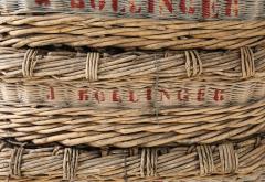 Large Bollinger Champagne Grape Harvest Basket - 4133313