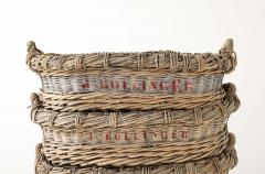 Large Bollinger Champagne Grape Harvest Basket - 4133314