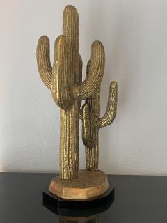 Large Brass Cactus Sculpture - 1046202