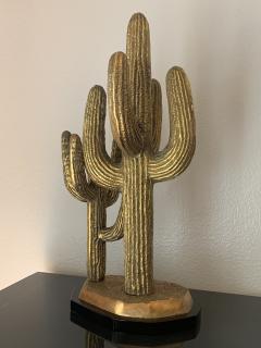 Large Brass Cactus Sculpture - 1046203