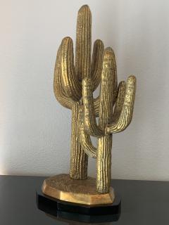 Large Brass Cactus Sculpture - 1046204
