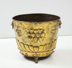 Large Brass Cauldron with Coat of Arms - 2527410