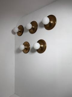 Large Brass Light Ball Wall Ceiling Lamp by Castiglioni for Flos - 4726115
