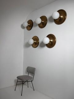Large Brass Light Ball Wall Ceiling Lamp by Castiglioni for Flos - 4726117
