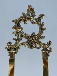 Large Brass Rococo Style Floor Easel - 1452164