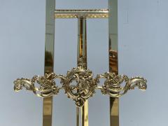 Large Brass Rococo Style Floor Easel - 1452165
