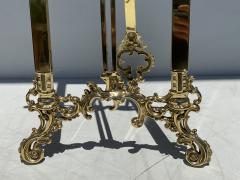 Large Brass Rococo Style Floor Easel - 1452167