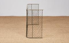 Large Brass and Iron Scroll Decorated Nursery Guard 53 wide - 4158423