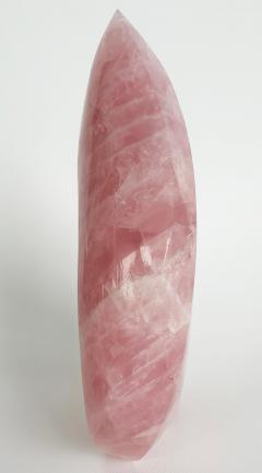 Large Brazilian Pink Rose Quartz Flame Teardrop Specimen Weighs 11 2 lbs - 4316844