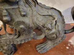 Large Bronze Buddhist Lion Censer Female - 2816109
