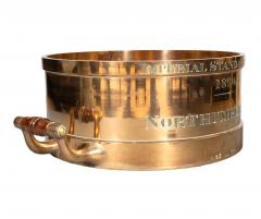 Large Bronze Imperial Standard Bushel Measure For Northumberland - 4271322