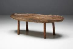 Large Brutalist Wabi Sabi Coffee Table France 1960s - 3670306