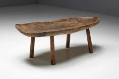 Large Brutalist Wabi Sabi Coffee Table France 1960s - 3670321