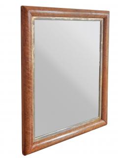 Large Burl Framed Mirror - 3493928