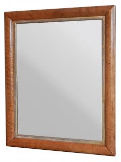 Large Burl Framed Mirror - 3493929