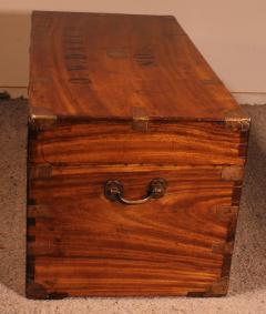 Large Campaign Chest Of Captain 0 w Darch N 1 In Camphor Wood - 2778191