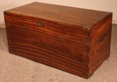 Large Campaign Chest Of Captain 0 w Darch N 1 In Camphor Wood - 2778195