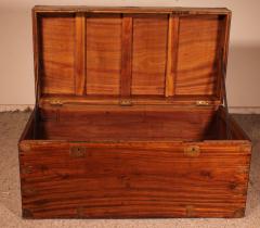 Large Campaign Chest Of Captain 0 w Darch N 1 In Camphor Wood - 2778196