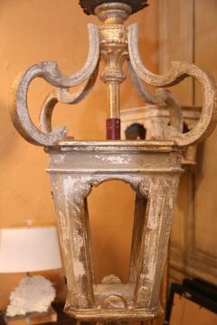 Large Carved Wooden Lantern from France - 1466519