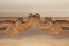 Large Ceruse Oak Dining or Library Table France 1940s - 4309013