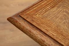 Large Ceruse Oak Dining or Library Table France 1940s - 4309020