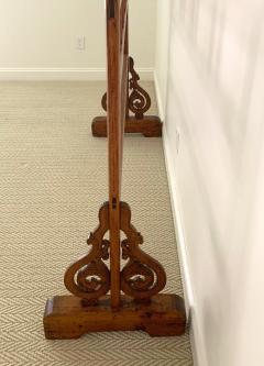 Large Chinese Carved Wood Robe Rack - 1475016