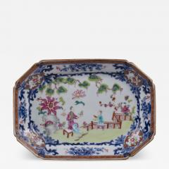 Large Chinese Export Platter from the Van Cortlandt Service c 1770 - 4444099