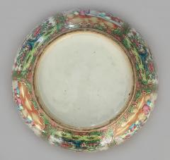 Large Chinese Rose Medallion Punch Bowl - 780177