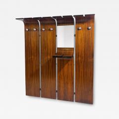 Large Coat Hanger with Mirror and Console Italy 1960s - 4634174