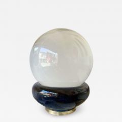 Large Contemporary Brass Murano Glass and Ceramic Lamp Italy - 3051241