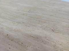 Large Contemporary Italian Travertine Dining Table - 3020062