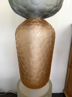 Large Contemporary Totem Murano Glass Floor Lamp by Studio AD Italy - 4356226