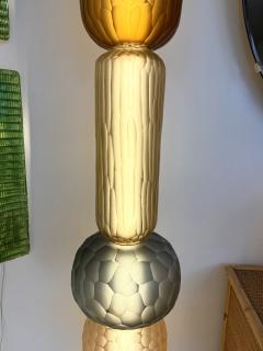 Large Contemporary Totem Murano Glass Floor Lamp by Studio AD Italy - 4356229