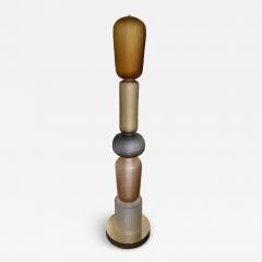 Large Contemporary Totem Murano Glass Floor Lamp by Studio AD Italy - 4358528