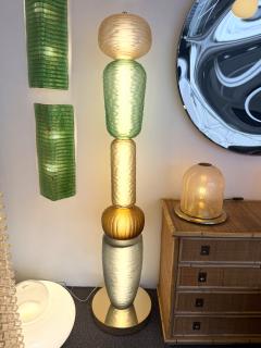 Large Contemporary Totem Murano Glass Floor Lamp by Studio AD Italy - 4601405