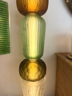 Large Contemporary Totem Murano Glass Floor Lamp by Studio AD Italy - 4687167