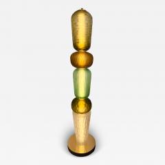 Large Contemporary Totem Murano Glass Floor Lamp by Studio AD Italy - 4688782