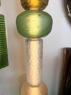Large Contemporary Totem Murano Glass Floor Lamp by Studio AD Italy - 4819945