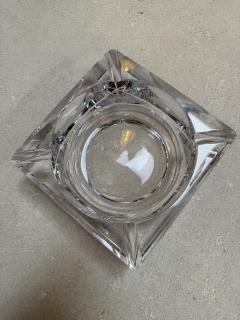 Large Crystal Ashtray Italy 1970s - 4453990