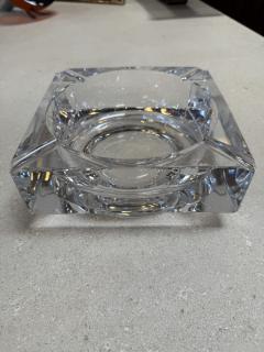 Large Crystal Ashtray Italy 1970s - 4453991
