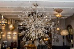 Large Custom Crystal Starburst Sputnik Chandelier - 3113270