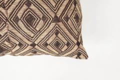Large Custom Cushion from Vintage African Kuba Cloth - 3608842