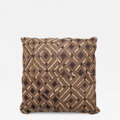 Large Custom Cushion from Vintage African Kuba Cloth - 3611184