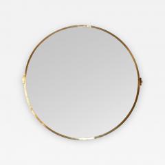Large Custom Round Brass Mirror - 274489