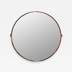 Large Custom Round Copper Mirror - 226293